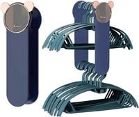 Uchwyt na wieszaki do szafy Granatowy