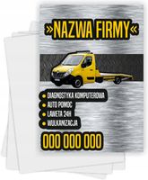 Ulotki A4 reklamowe firmowe 100szt dużo różnych wzorów DIAGNOSTYKA