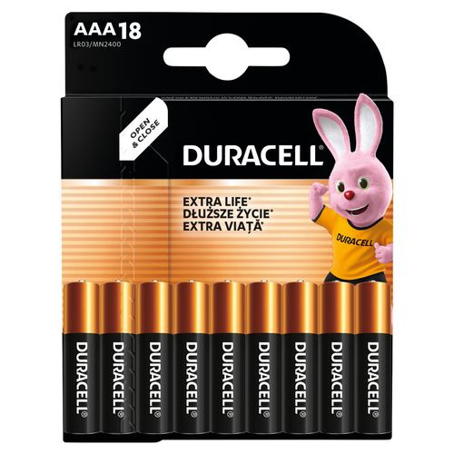 Baterie AAA LR3 DURACELL Basic (18 szt.) na Arena.pl