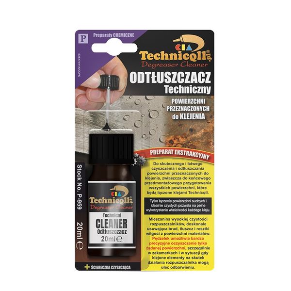 ODTŁUSZCZACZ TECHNICZNY 20ML - TQ P-959 zdjęcie 1