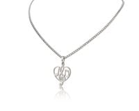 Naszyjnik nutki w sercu z kolekcji Vintage Aria Martelle (C24/NUT/02AG)