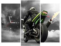 90CM 70 ZEGAR 3 ELEM MONSTERBIKE SCIENNY DRUK