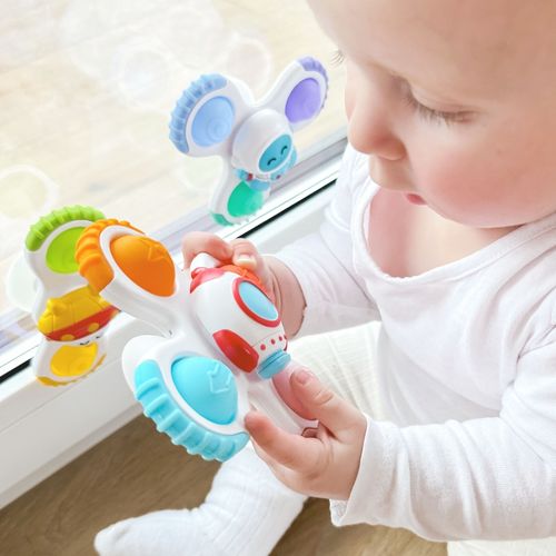 WOOPIE BABY Spinner Zabawka Sensoryczna Rakieta Kosmita Ufo 3 szt. na Arena.pl