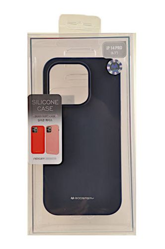 Etui Mercury Goospery Silicone do Apple iPhone 14 Pro granatowy na Arena.pl