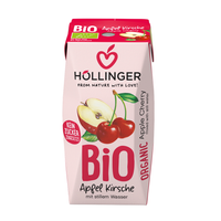 Nektar JabŁkowo - WiŚniowy BEZ Dodatku CukrÓw BIO 200 ml - Hollinger