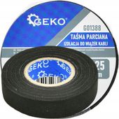 Taśma parciana izolacyjna 19mm 25m GEKO do wiązek
