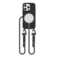 Etui Tech-Protect Magnecklace z Smyczą DO iPhone 16 Pro Czarne TPU