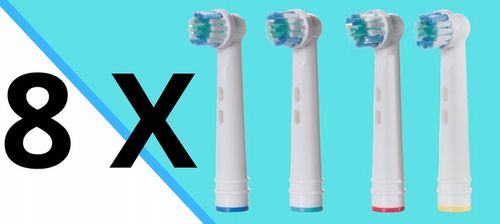 32x Końcówki do szczoteczki elektrycznej BRAUN Oral-B 32 szt EB-17P na Arena.pl