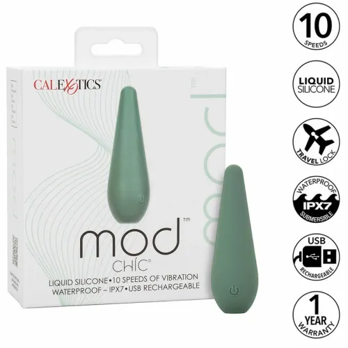calexotics mod chic zielony - precyzyjny stymulator silikonowy usb na Arena.pl