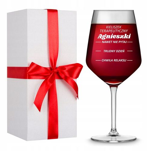 Kieliszek do WINA z GRAWERM PREZENT urodziny 18 20 30 40 na Arena.pl