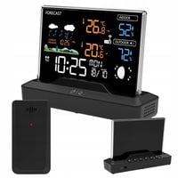 Stacja pogodowa pogody meteo Higrometr Barometr Termometr Zegar Manta