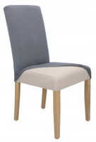 Pokrowiec Na Krzesło Szary Stalowy Elastyczny