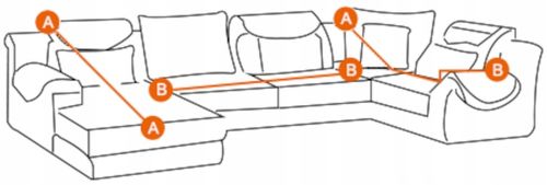 POKROWIEC NA SOFĘ KANAPĘ ELASTYCZNY WZORY 2OS na Arena.pl