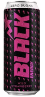 DRINK ENERGY 0,5L BLACK ZERO STRAWBERRY