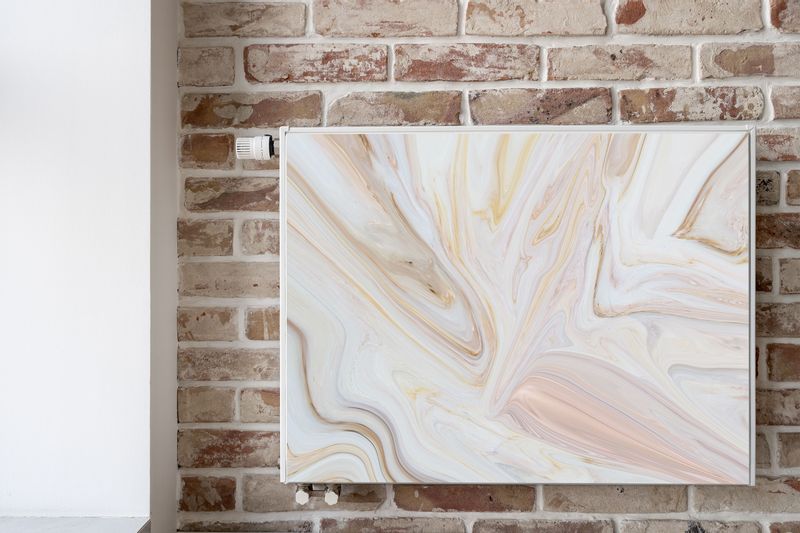 Mata Magnetyczna NA KALORYFER Barwny Marmur Abstrakcja 100cm x 60cm zdjęcie 6