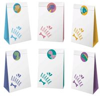 Torebki na cukierki Dinozaury 6szt