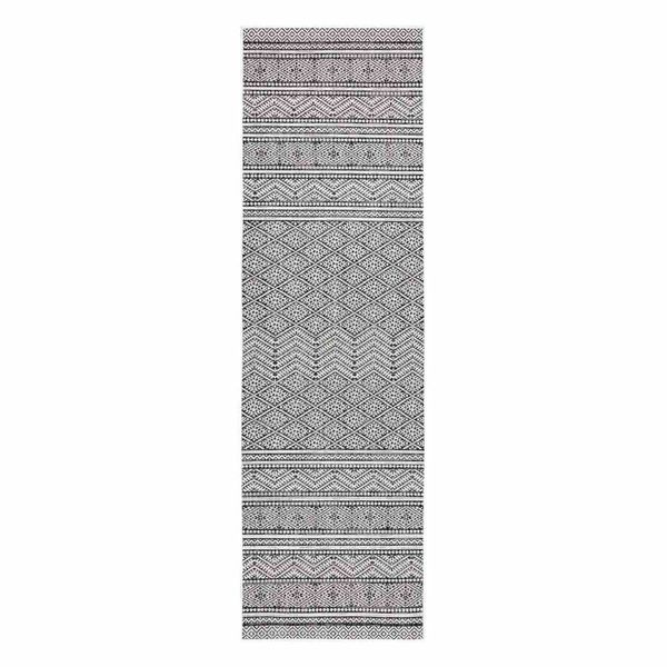 RUG/LU/VINEA/ZIGZAK/BLACK+WHITE/70x300 zdjęcie 1