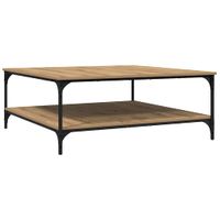 Stolik kawowy dąb artisan 100 x 100 x 40 cm