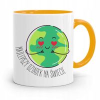 Kubek Żółty Na Dzień Dziadka Najlepszy Dziadek Z Nadrukiem Ze Zdjęciem