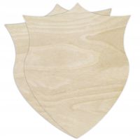 2 x Tarcza ze sklejki ozdoby decoupage 30 x 24 cm