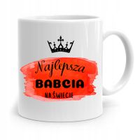 Kubek Dla Babci Na Urodziny Najlepsza Babacia Z Nadrukiem Ze Zdjęciem