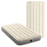 Jednoosobowy materac dmuchany welurowy łóżko 99x191x25 cm INTEX 64101