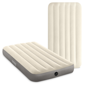 Jednoosobowy materac dmuchany welurowy łóżko 99x191x25 cm INTEX 64101