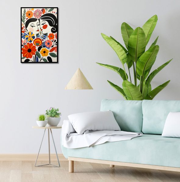 Plakat 40x60cm Kwiatowy Romans zdjęcie 4
