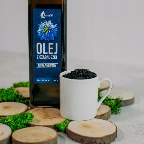 OLEJ Z CZARNUSZKI TŁOCZONY NA ZIMNO 500ml zdjęcie 10