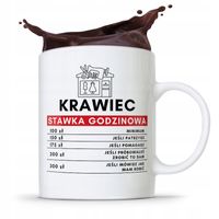 Kubek Prezent Krawcowej Krawca Stawka Godzinowa Z Nadrukiem Ze Zdjęciem