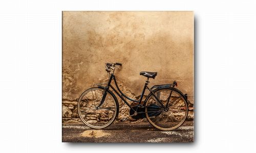 OBRAZ NA PŁÓTNIE 088 Retro rower 30x30cm na Arena.pl