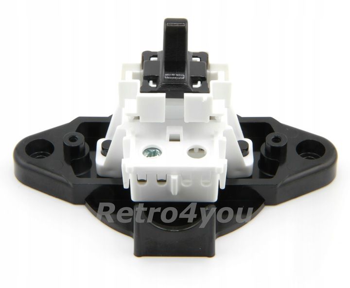 Włącznik czarny retro loft PRL zdjęcie 8