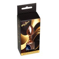 "Stalowy korek z diamentem MyLove Toys - Granatowy 7 cm"