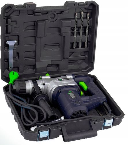 WIERTARKA MŁOTOWIERTARKA MŁOT UDAROWY MOCNA SDS+ WIERTŁA SZPICAK PRZECINAK na Arena.pl