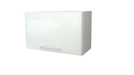 Wisząca szafka łazienkowa 60 cm biały połysk