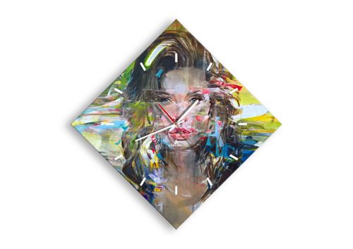 Zegar Ścienny - Portret Kobieta - 40X40 Cm - C3Ad40X40-3473 na Arena.pl
