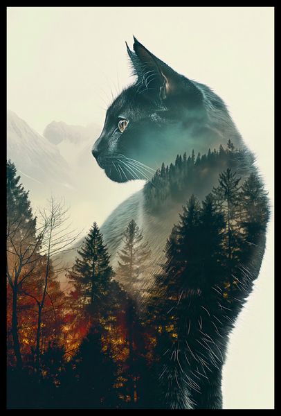 Plakat 40x60cm Koci Duch Lasu zdjęcie 2
