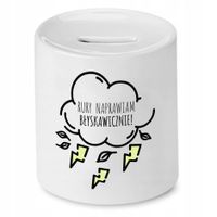 Skarbonka Dla Hydraulika Rury Naprawiam Z Nadrukiem Ze Zdjęciem