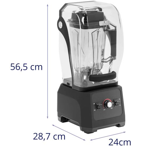Blender kielichowy z obudową wyciszającą 2.5 l 24500 obr./min 1680 W na Arena.pl