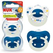 SMOCZEK USPOKAJAJĄCY ORTODONTYCZNY ŚWIECI W CIEMNOŚCI SIGNATURE 0-6 m