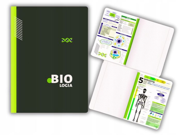 KOMPLET 8 ZESZYTÓW ZE ŚCIĄGĄ A5/60K ŚCIĄGA KOLOROWA 60 KARTEK KLASA 7-8 TOP zdjęcie 13
