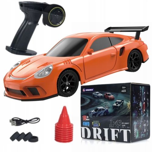 ZDALNIE STEROWANE AUTKO DRIFT RC 1:43 PILOT SPORTOWY POJAZD Z ŻYROSKOPEM na Arena.pl