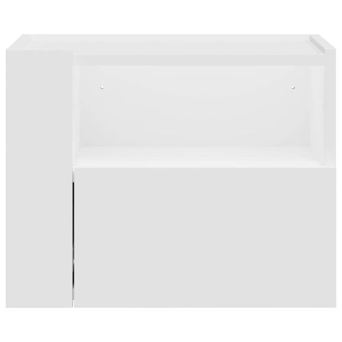 Wisząca szafka nocna, biała, 45x30x35 cm na Arena.pl