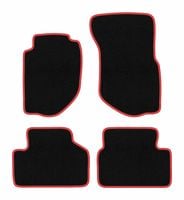 Dywaniki welurowe CARLUX-RED do Volvo V90 I 1997-1998 czarne/czerwone