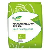 MĄka Orkiszowa Jasna TYP 550 BIO 1 kg - BIO Planet