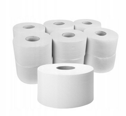 Papier toaletowy JUMBO 100m celuloza 12 rolek zdjęcie 2