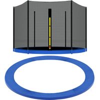 Osłona na sprężyny z siatką do trampoliny zewnętrzną 12FT 360/366/369 cm niebieska