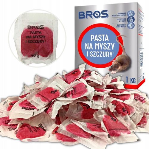 Trutka Bros Pasta Na Myszy I Szczury 1kg Skuteczna Przynęta Gryzonie na Arena.pl