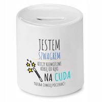 Dla Szwagra Skarbonka Marketing Prezent Z Nadrukiem Ze Zdjęciem