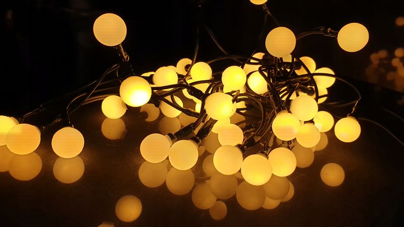 LAMPKI CHOINKOWE KULKI 100 LED 8 FUNKCJI WEW/ZEW zdjęcie 4